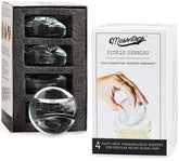 Masontops Pickle Pebble front packaging shows clear glass weight and benefits