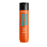 Matrix Mega Sleek front bottle showing packaging and smoothing benefit