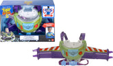 Mattel Hi-Tech Buzz Lightyear jetpack front view showing movie-accurate design and play appeal