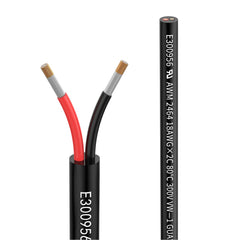 Matugajp front view of 100ft 18/2 spool showing model and benefit durable supply
