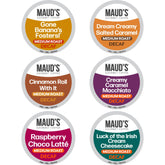 Maud’s front packaging showing 24ct variety pack and convenient value