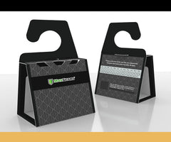 MaxGuard trap placed in closet protecting garments from moths