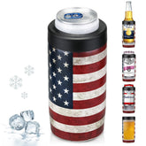 MAXSO front view with American flag design showing durable insulated finish and patriotic look