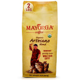 Mayorga Artesano front bag view showing branding and label benefits