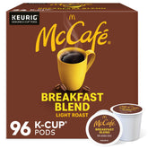 McCafé front packaging showing 96-count and benefits