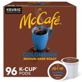 McCafé front packaging showing 96-count and convenience