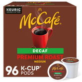 McCafé front packaging 96 count showing value and convenience