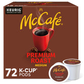 McCafé front packaging showing 72-count and brand benefit convenience