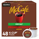 McCafé boxed K-Cup pods front view showing brand and count for convenient storage