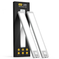 MCGOR front view of under cabinet light pack shows product and benefits