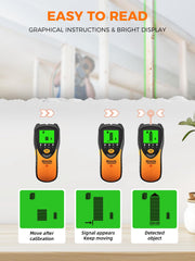 Mecurate close-up of sensors demonstrating precise wall scanning