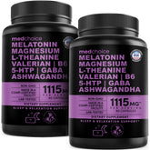 MEDCHOICE bottle front view showing 90ct sleep capsules and brand on label, easy nightly routine