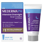 Mederma PM front package showing product and benefits