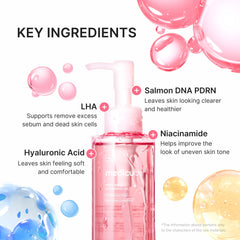 medicube texture drops on skin showing lightweight watery oil hydration