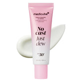 medicube front bottle of sun serum showing SPF50 for reliable daily protection