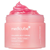 medicube front packaging showing collagen jelly cream and brand benefits