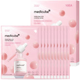 medicube front packaging showing 10-pack and benefits for glowing skin