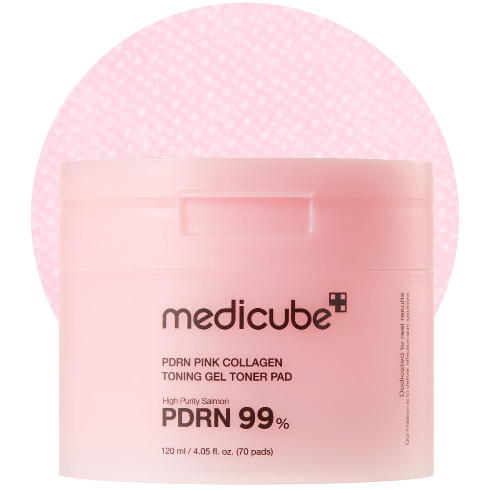medicube front packaging showing pad pouch and branding, easy hygiene benefit