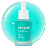 medicube front packaging shows clean bottle and clear benefits