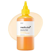 medicube toner front bottle shows sleek packaging and daily-use benefit