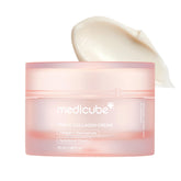 medicube jar front view showing packaging and clear brand identity and moisturizing benefit