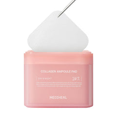 MEDIHEAL front packaging showing 100-count jar and label, clear product benefit