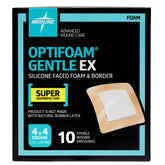 Medline Optifoam Gentle EX front packaging showing product and pack size benefits