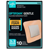 Medline Optifoam Gentle EX front packaging showing product and count benefits