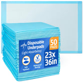 Medline front packaging showing 50-count pads and product benefits