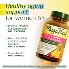 MegaFood real-food ingredients like oranges and broccoli for nutrient clarity