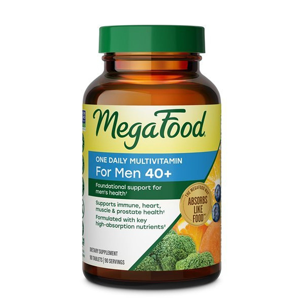 MegaFood front packaging showing product and benefits