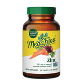 MegaFood bottle front view showing product and dosage benefits