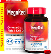 MegaRed front of bottle showing product and benefits for easy identification
