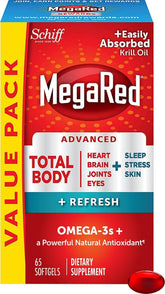 MegaRed front packaging showing bottle and branding for clear product identification and trust