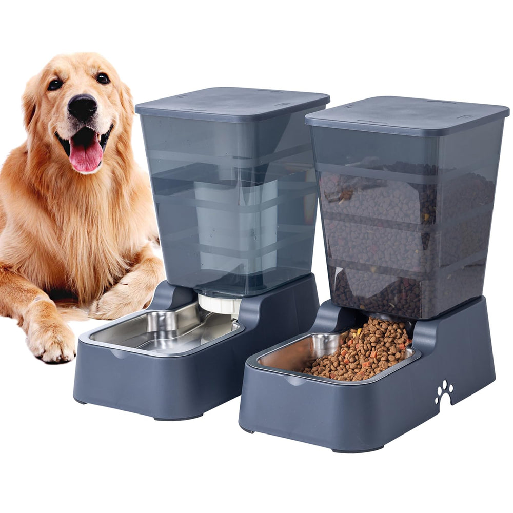 Meikuler front view navy feeder showing overall design and convenience