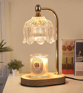MEIXISUE front view gold lamp showing elegant design and safe heating