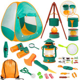 Meland front tent set up indoors shows cozy play space and private role-play