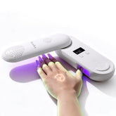 MelodySusie front view showing compact lamp and fast curing benefit