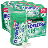 mentos front packaging showing six-pack and spearmint branding for convenience