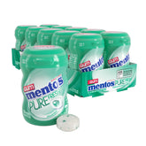 MENTOS front packaging showing spearmint bottles for easy grabbing