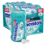 Mentos wintergreen bottle front showing label and resealable cap for on-the-go freshness