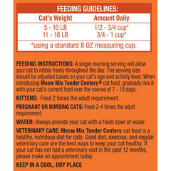 Meow Mix 20 lb bag held in hand showing scale and bulk savings