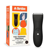 MERIDIAN trimmer onyx front view showing compact design and easy grip