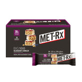 MET-Rx Blueberry Cobbler front packaging showing 30g protein and 9-count convenience