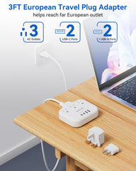 meta-ant 3ft power cord demo showing flexible placement benefit for tight spaces