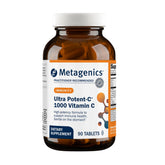 Metagenics front bottle view showing label and tablet count for easy identification