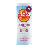 Metamucil front packaging showing clear unflavored fiber benefits