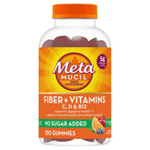 Metamucil front packaging showing Citrus Berry no-sugar benefit