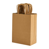METAPRINT front view medium kraft bag showing size and clean design benefit