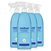 Method eucalyptus mint front packaging showing four 28 oz bottles and label benefits